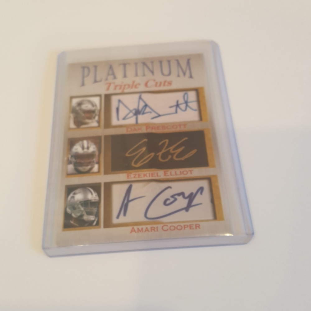 Dak Prescott Ezekiel Elliott Amari Cooper 1/1000